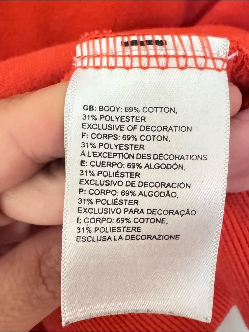 The North Face Men’s Hoodie Orange Sz Small Outdoors Hiking Pullover Sweatshirt